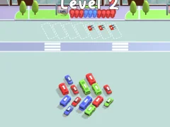 Leikur Bus Mania Car Parking Jam á netinu
