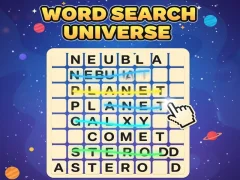 Leikur Word Search: Universe á netinu