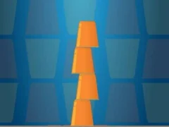 Leikur Cups Tower Builder á netinu