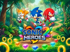 Leikur Sonic 2 Heroes á netinu