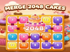 Leikur Merge 2048 cakes á netinu
