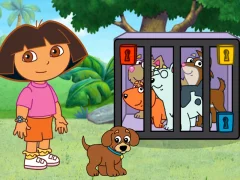 Leikur Dora The explorer Dora's Puppy Adventure á netinu