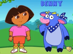 Leikur Dora's Meet My Friends á netinu