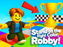 Leikur Stand on the Right Color, Robby! á netinu