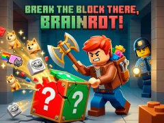 Leikur Break the block there, Brainrot! á netinu