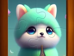 Leikur Cute Cat Jigsaw Puzzle á netinu