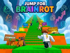 Leikur Jump for Brainrot á netinu