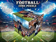 Leikur Football Cube Puzzle á netinu