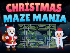 Leikur Christmas Maze Mania á netinu