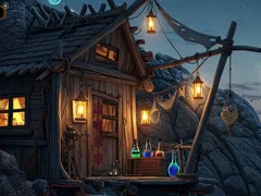 Leikur Hallowed Witch Escape á netinu