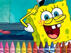 Leikur Sponge Bob Coloring á netinu