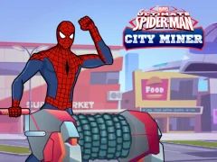 Leikur Spiderman Gold Miner á netinu