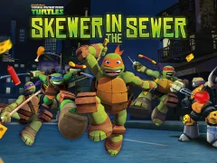 Leikur Teenage Mutant Ninja Turtles: Skewer in the Sewer á netinu