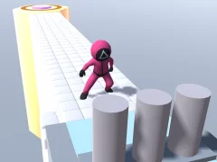 Leikur Squid Gamer Runner Obstacle á netinu