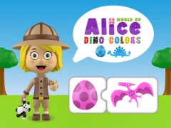 Leikur World of Alice Dino Colors á netinu