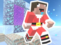 Leikur Noob Steve Christmas á netinu