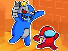 Leikur Rainbow Friends Survival Puzzle á netinu