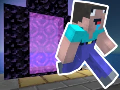 Leikur Noob Steve Parkour á netinu