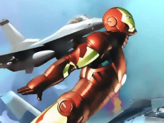 Leikur Iron Man Plane War á netinu