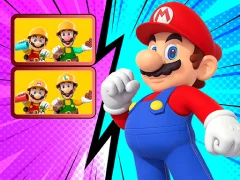Leikur Mario spot The Differences á netinu