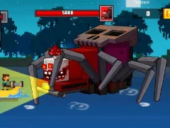Leikur Pirate Block Craft Monster Shooter á netinu