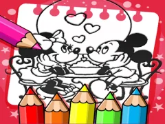 Leikur Mickey Mouse Coloring Book á netinu