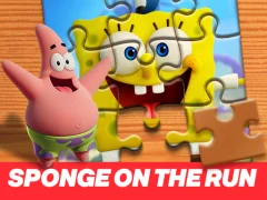 Leikur Sponge on the Run Jigsaw Puzzle á netinu