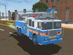 Leikur Fire Truck Driving Simulator 2024 á netinu
