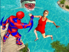 Leikur Superhero Police Speed Hero Rescue Mission á netinu