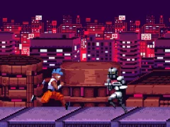 Leikur Endless Cyberpunk Runner á netinu