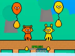 Leikur Sprunki Happy Easter 2Player á netinu