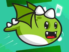 Leikur Flappy Angry Dragon á netinu