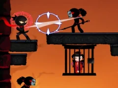 Leikur Ninja Stickman Warrior á netinu