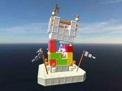 Leikur Castle Destruction Blocks á netinu