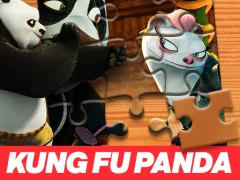 Leikur Kung Fu Panda Dragon Knight Jigsaw Puzzle á netinu