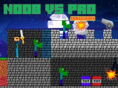 Leikur Noob vs Pro Armageddon á netinu