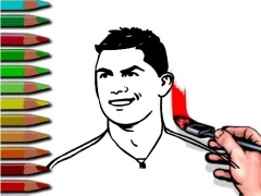 Leikur Ronaldo Coloring Book á netinu