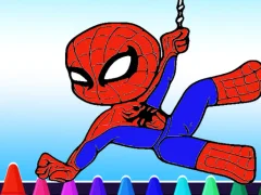 Leikur Spiderman Coloring book á netinu