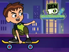 Leikur Ben 10 Skateboarding á netinu