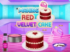 Leikur Making Red Velvet Cake á netinu