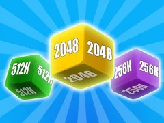 Leikur Merge Cubes 2048 3D á netinu