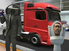 Leikur Truck Simulator Skibidi Toilet á netinu