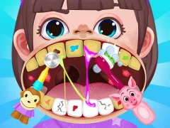 Leikur Baby Hospital Dentist Caring á netinu