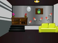 Leikur Grey Checked Room Escape á netinu