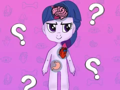Leikur My Little Pony Learning The Body á netinu