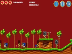 Leikur Sonic html5 á netinu