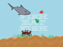 Leikur Fish eat fish 2 player á netinu