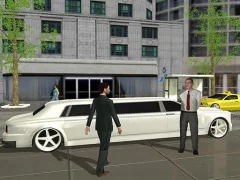 Leikur Limo Taxi Driving Simulator: Limousine Car Games á netinu