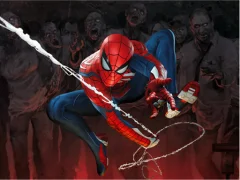 Leikur Spiderman Vs Zombie á netinu