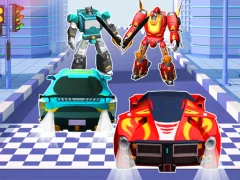 Leikur Car Robot Transform Fight á netinu